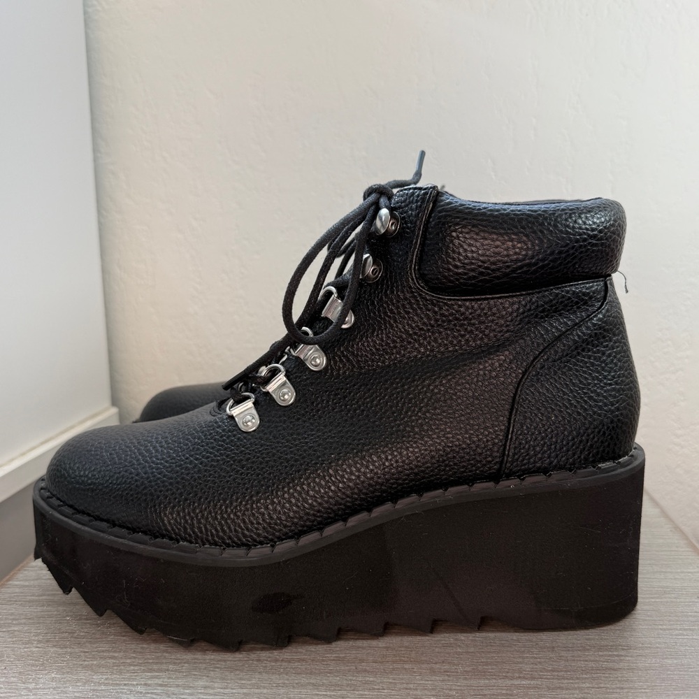 ASOS Women's Black Platform Ankle Boots